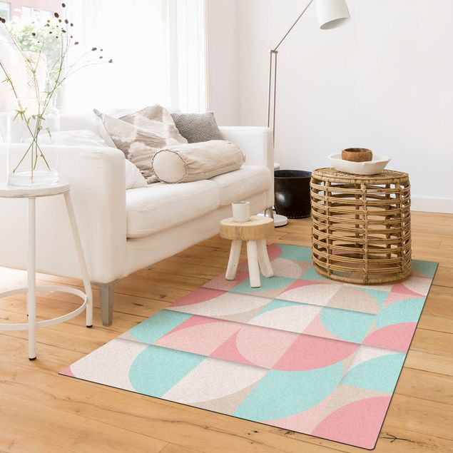 Pastel rugs Scandinavian Geometry