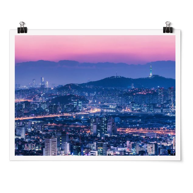 Poster - Skyline Of Seoul