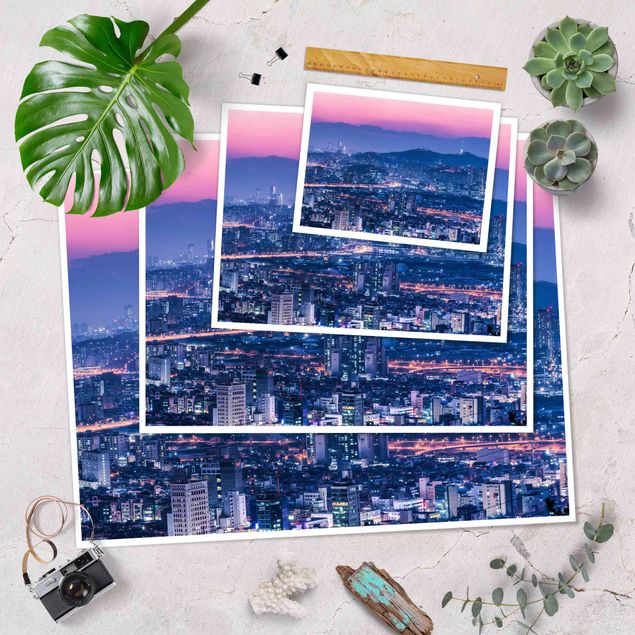Poster - Skyline Of Seoul