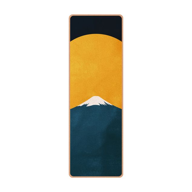 Yoga mat - Sun, Moon And Mountain