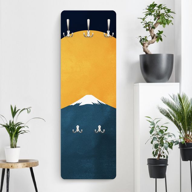 Coat rack modern - Sun, Moon And Mountain