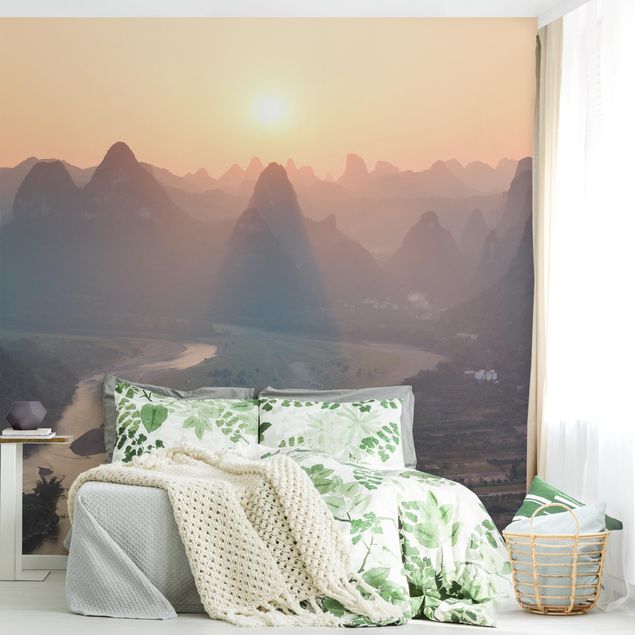 Wallpaper - Sunrise In Mountainous Landscape
