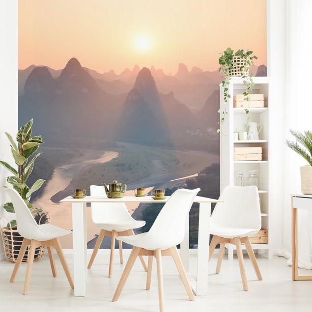 Wallpaper - Sunrise In Mountainous Landscape