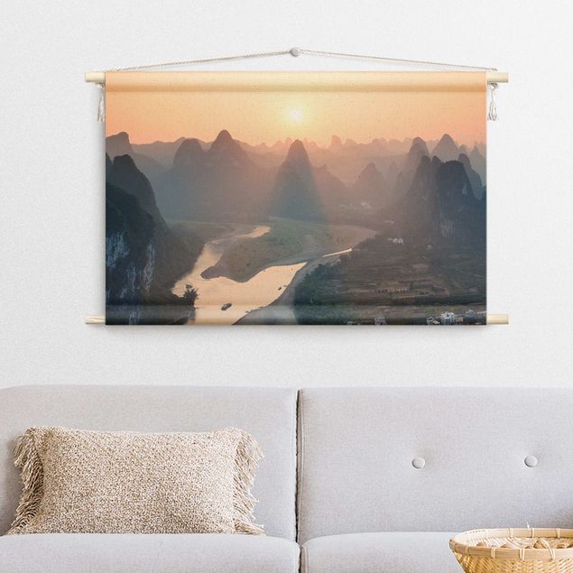 wall hangings Sunrise In Mountainous Landscape