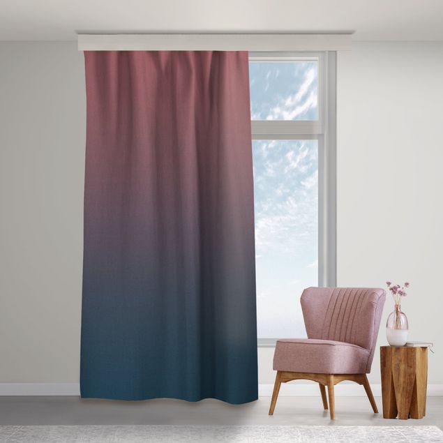 bespoke curtains Sunset Colour Gradient