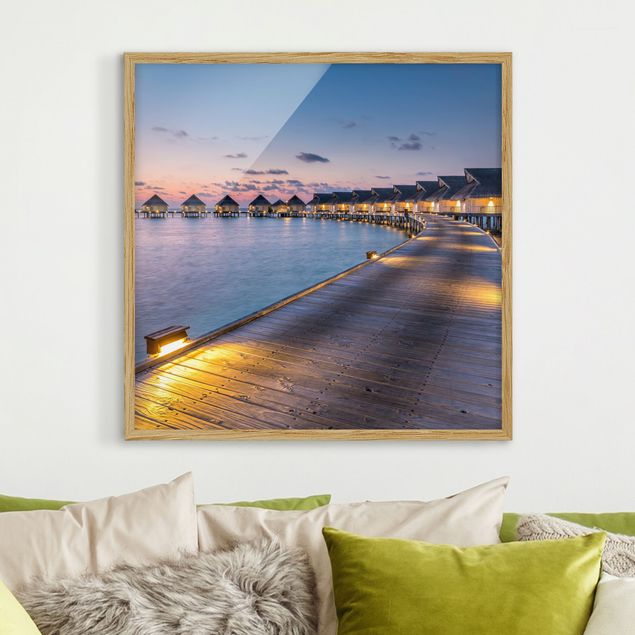 Framed poster - Sunset In Paradise