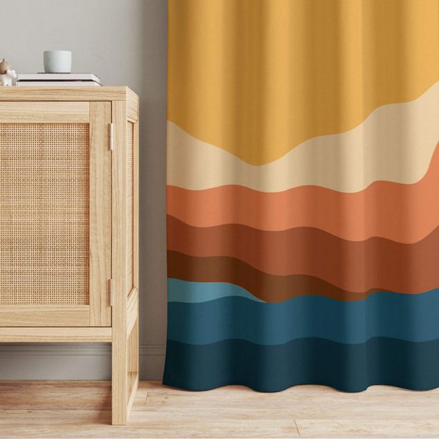 modern curtains for living room Sunset In The Desert