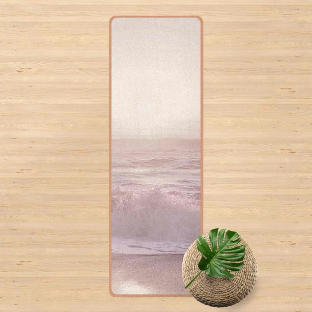modern area rugs Sunset In Pale Pink