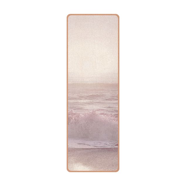 Yoga mat - Sunset In Pale Pink