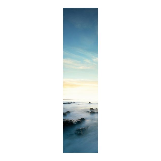 Sliding panel curtains set - Sunset Over The Ocean