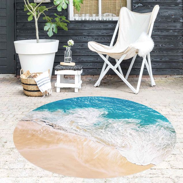 contemporary rugs Sunny Breaking Waves