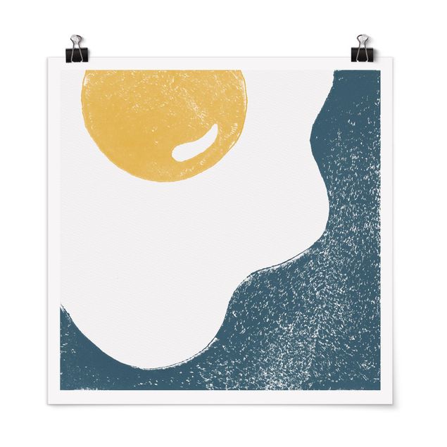 Poster art print - Fried egg