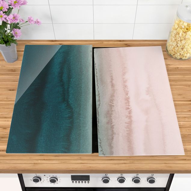 Stove top covers - Play Of Colours Sound Of The Ocean