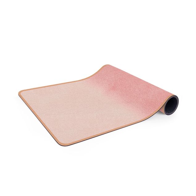 Yoga mat - Play Of Colours Fading Coral