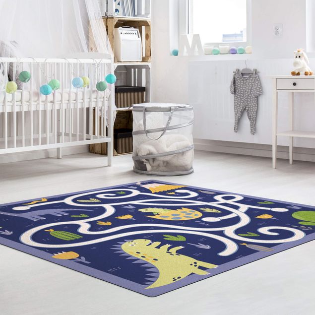 play rugs Playoom Mat Dinosaurs - Dino Mom Looking For Her Baby