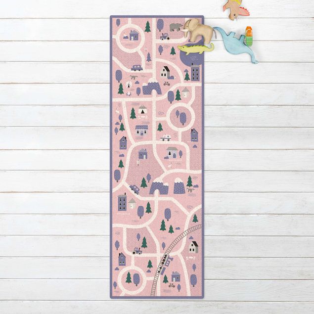hallway runner Playoom Mat Village - Off To The Countryside