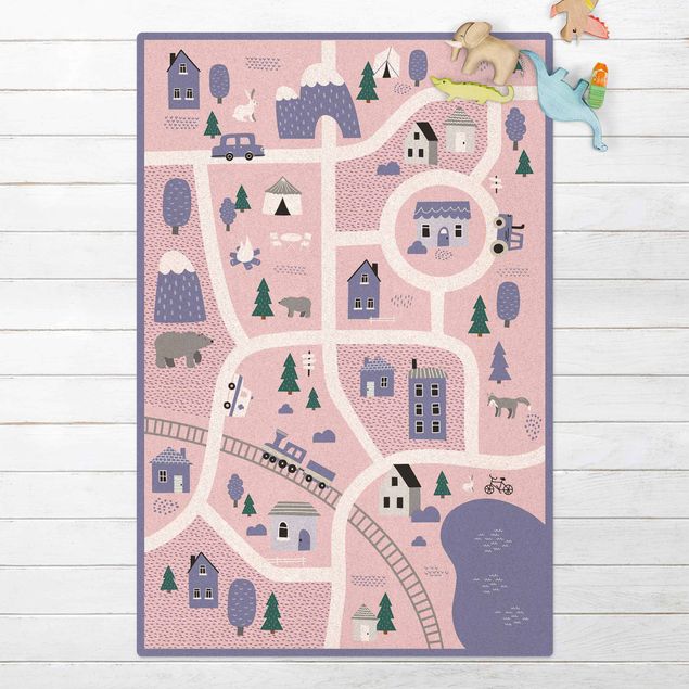 play rugs Playoom Mat Village - Off To The Countryside