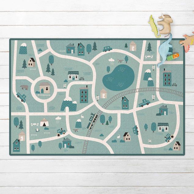 play rugs Playoom Mat Village - A Fine Little Place