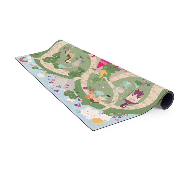 road map rug Playoom Mat Wonderland - The Path To The Castle