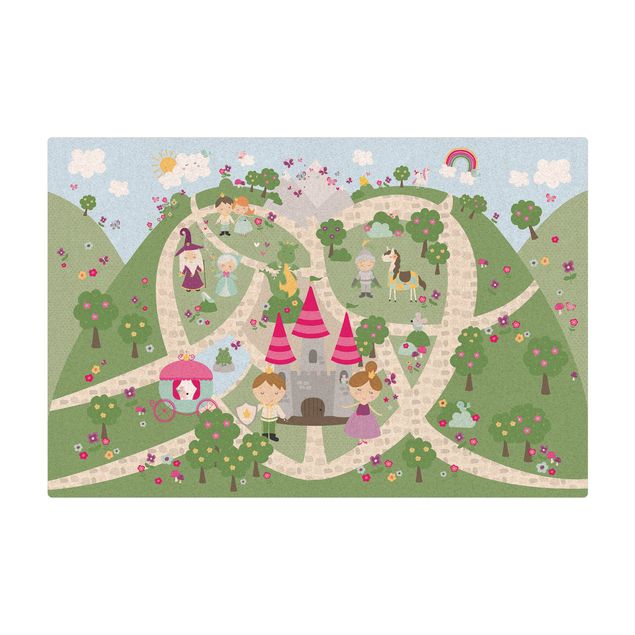 large floor mat Playoom Mat Wonderland - The Path To The Castle