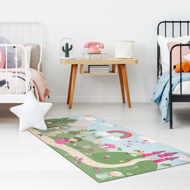 modern area rugs Playoom Mat Wonderland - Saved From The Dragon