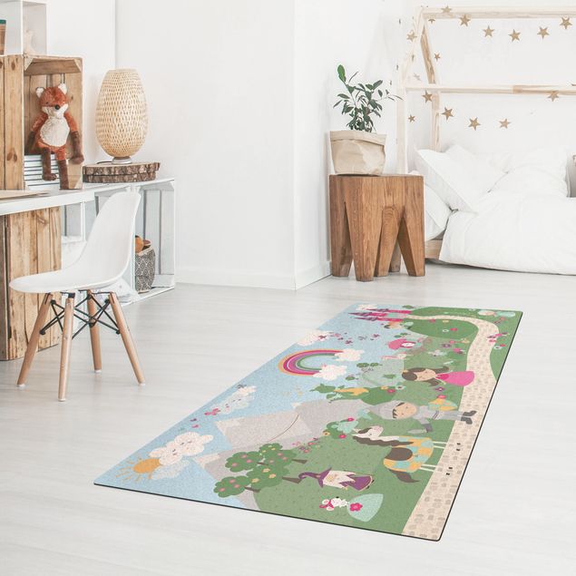 playroom rugs Playoom Mat Wonderland - Saved From The Dragon
