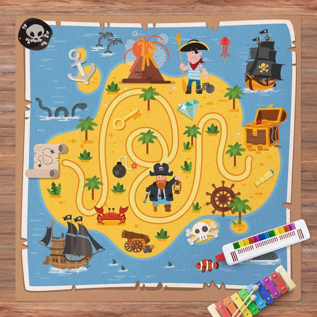 play rugs Playoom Mat Pirates  - Looking For the Treasure