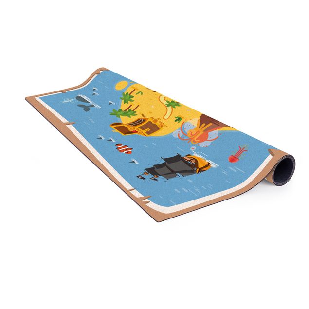 large area rugs Playoom Mat Pirates  - Looking For the Treasure