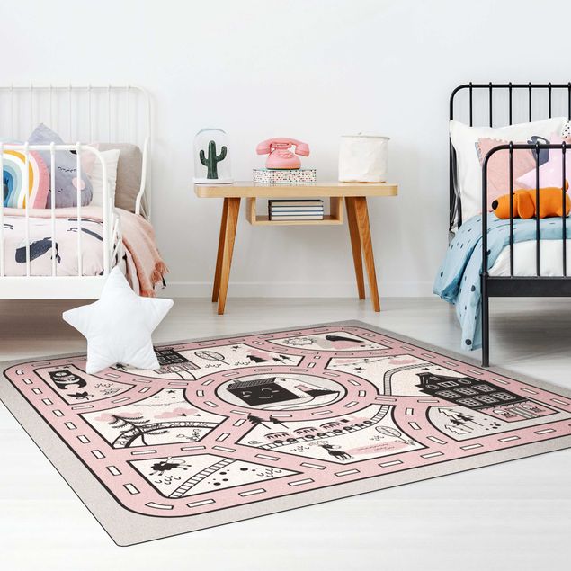 forest floor rug Playoom Mat Scandinavia -  The Pink City