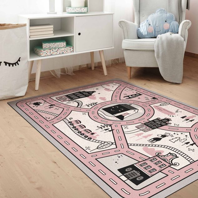 contemporary rugs Playoom Mat Scandinavia -  The Pink City