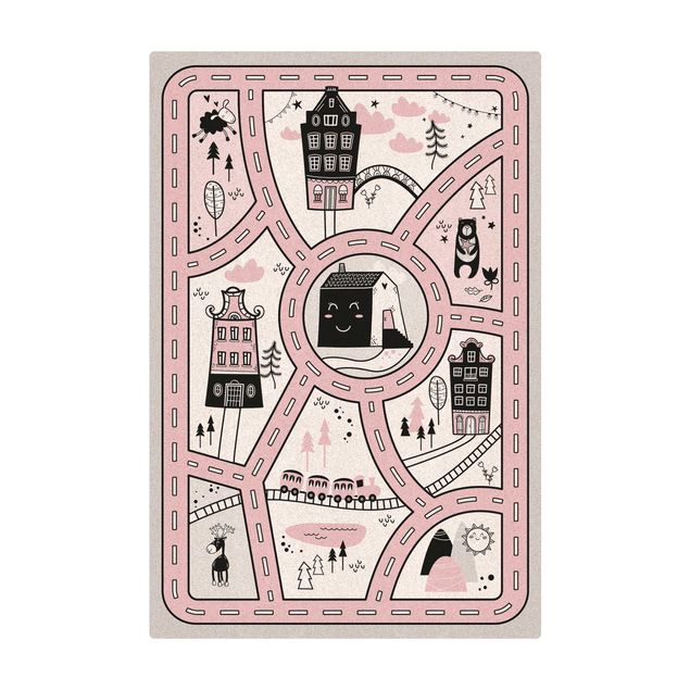 charcoal grey rug Playoom Mat Scandinavia -  The Pink City