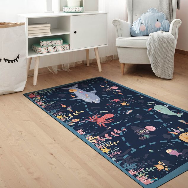 modern area rugs Playoom Mat Under Water - An Expedition