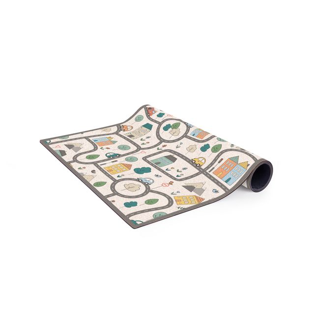 Road rug Playoom Mat City Traffic- Out And About With The Car