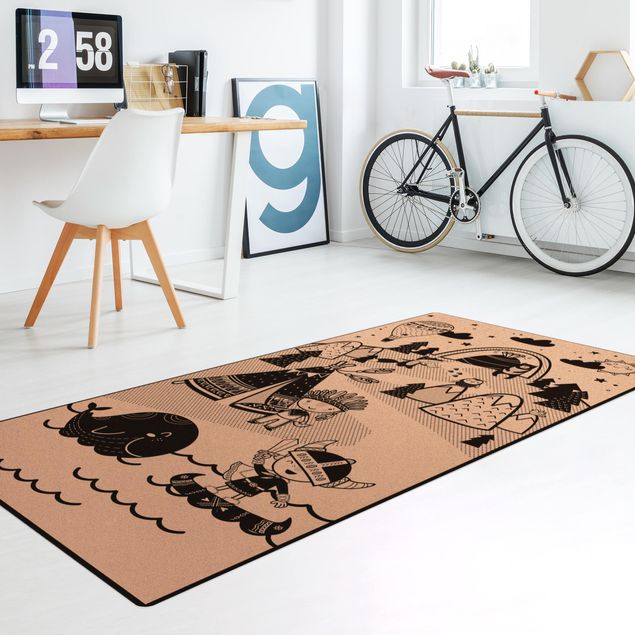 playroom rugs Playoom Mat Vikings - The Conquest Of The Diamond