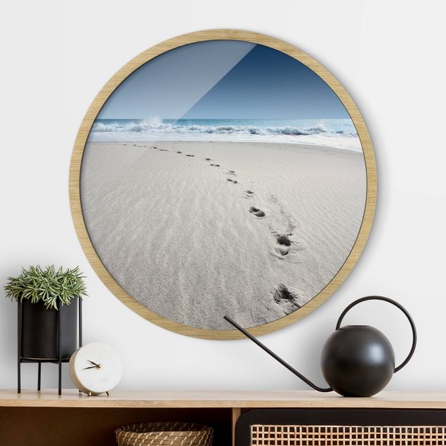 Framed prints round Traces In The Sand