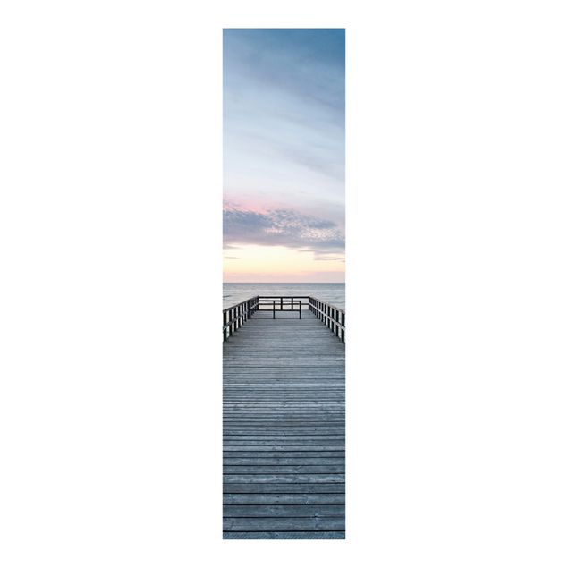 Sliding panel curtains set - Landing Bridge Boardwalk