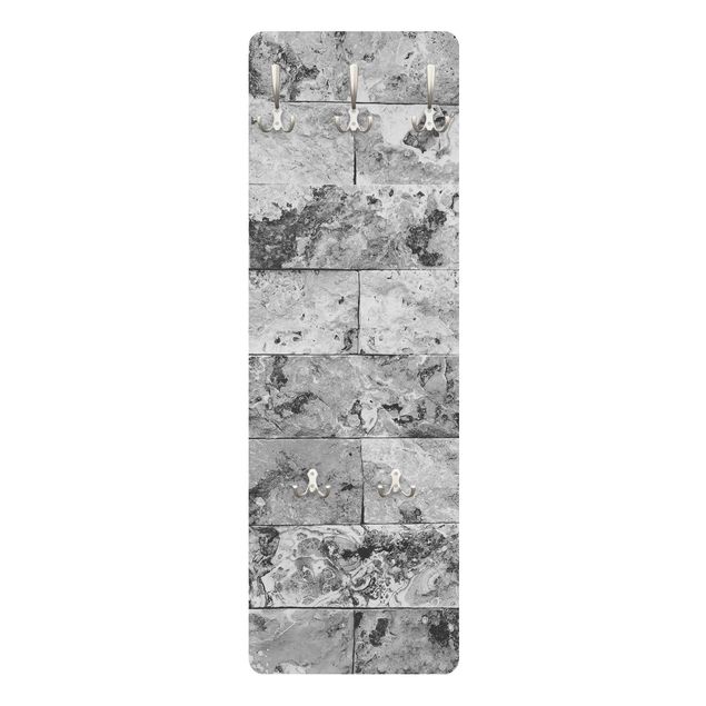 Coat rack - Stone Wall Natural Marble Grey