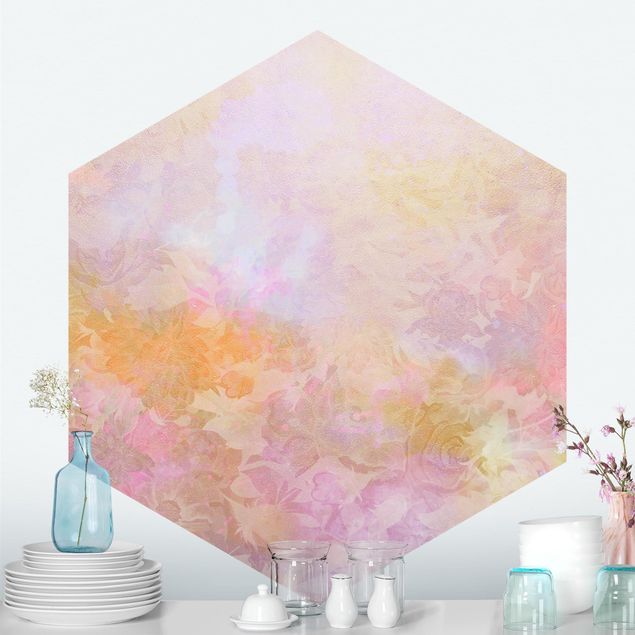 Wallpapers Bright Floral Dream In Pastel