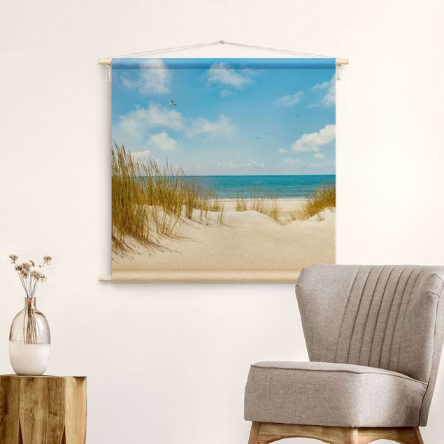wall hanging decor Beach On The North Sea