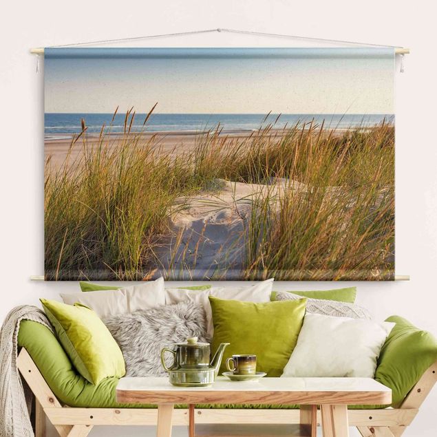 modern wall tapestry Beach Dune At The Sea