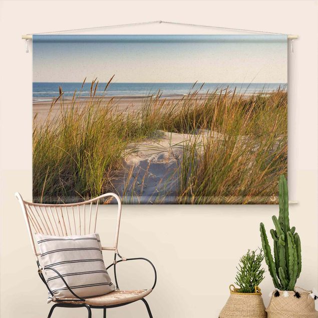 extra large tapestry wall hangings Beach Dune At The Sea