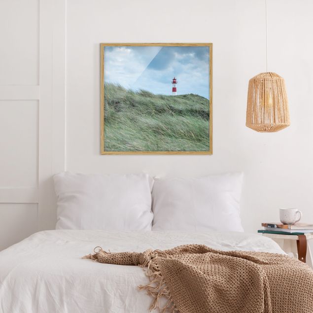 Framed poster - Stormy Times At The Lighthouse
