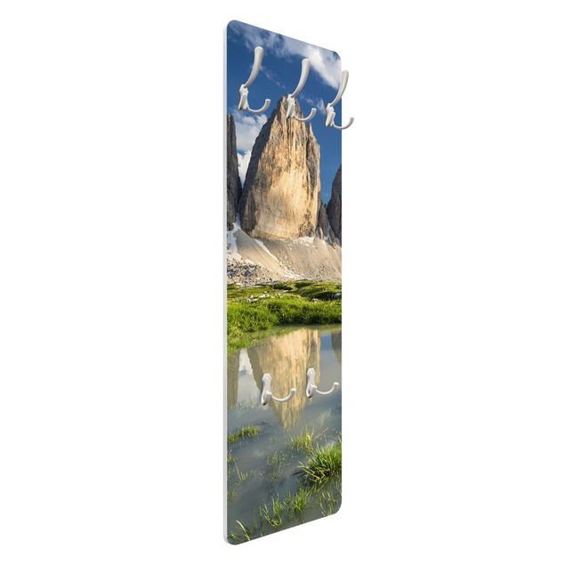 Coat rack - South Tyrolean Zinnen And Water Reflection