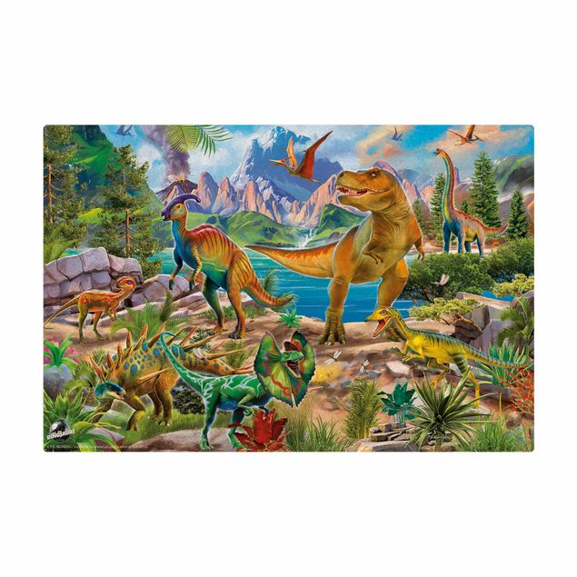 P.D. Moreno  T-Rex And Parasaurolophus