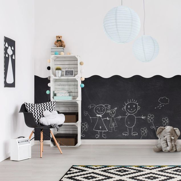 Window film blackboard - Nursery - DIY Chalkboard Wallpaper