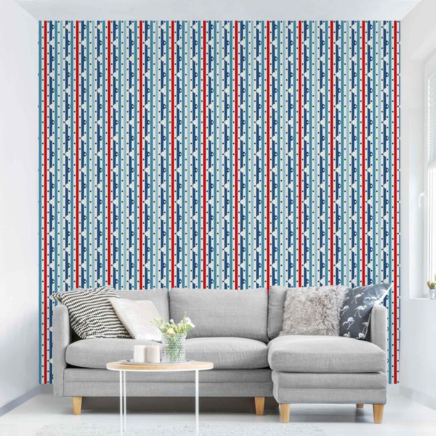 Wallpaper - Dewdrop On Stripes