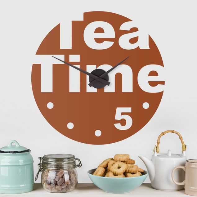 Wall decals quotes Tea Time