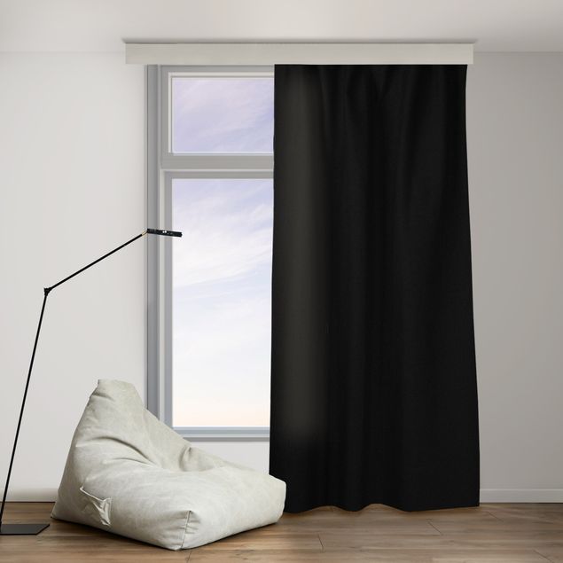 bespoke curtains Deep Black