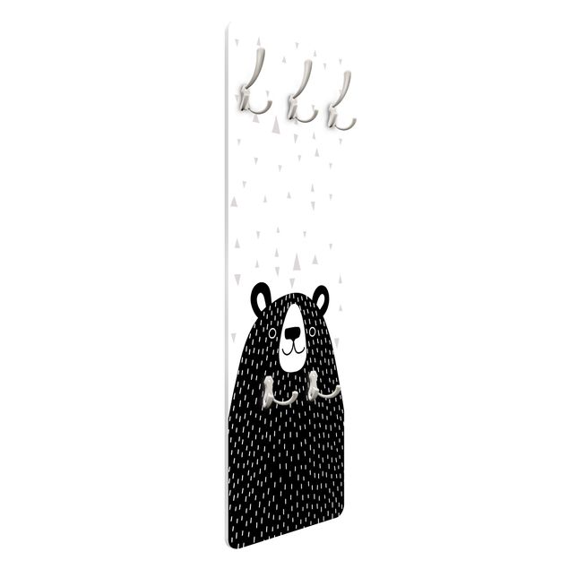 Coat rack kids - Zoo With Patterns - Bear
