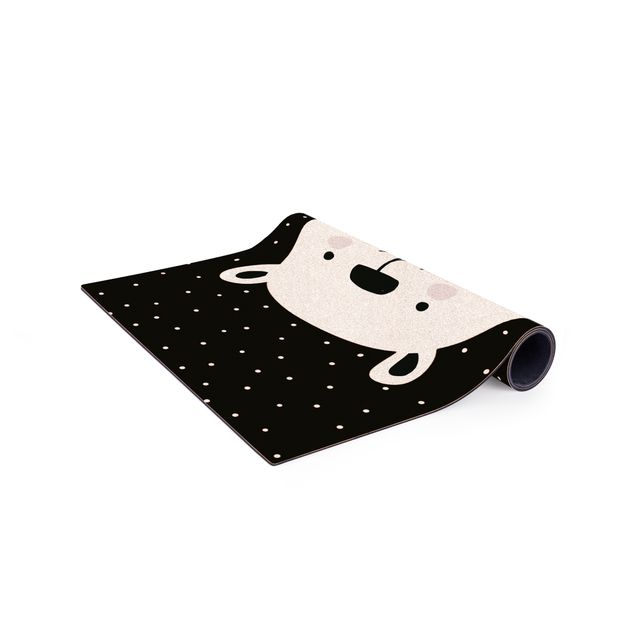 Anthracite rug Zoo With Patterns - Polar Bear